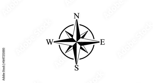 Compass rose graphic