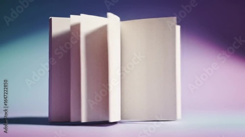 Open Book Mockup Blank Pages for Design Presentation