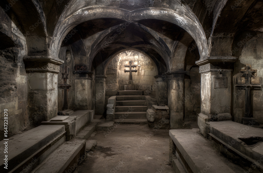 Obraz premium haunted crypt