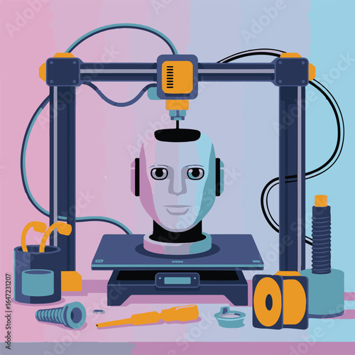 3D Printing Workshop – Robot Head Manufacturing with Additive Technology.