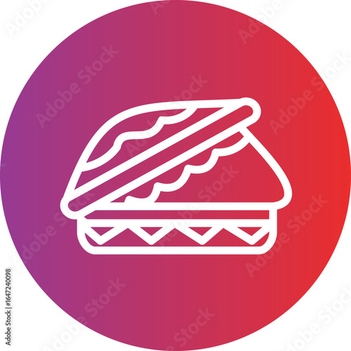 Sandwich Vector Style Icon