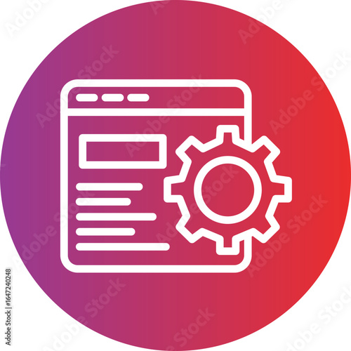 SEO Vector Icon Style