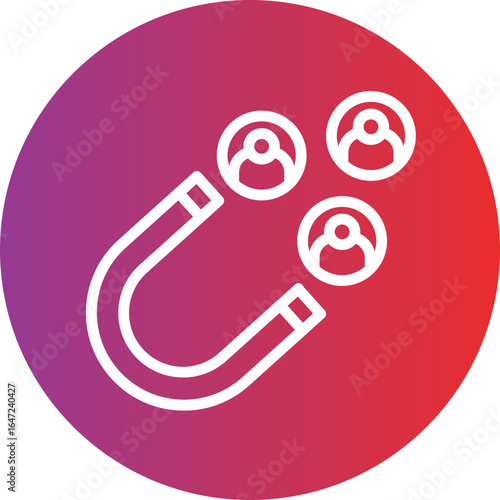 Lead Generation Vector Icon Style