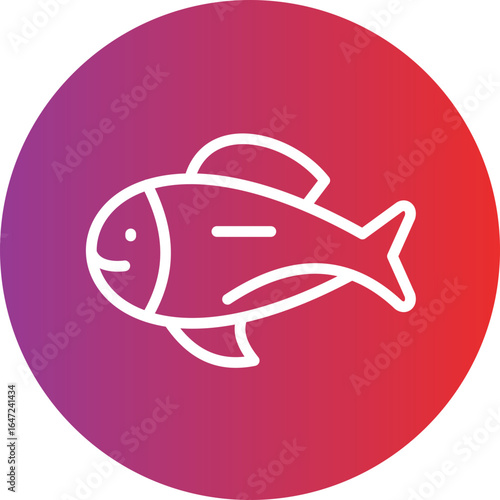 Fish Vector Style Icon