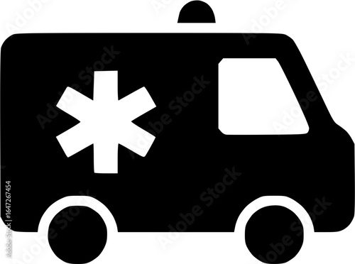 Emergency Vehicle Icon – Ambulance Symbol