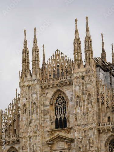 Exterior of Duomo of Milan / Milan Cathedral, Piazza del Duomo, Milan, Italy
