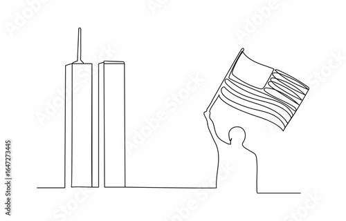 twin tower the 911 incident occurred 911 one line drawing