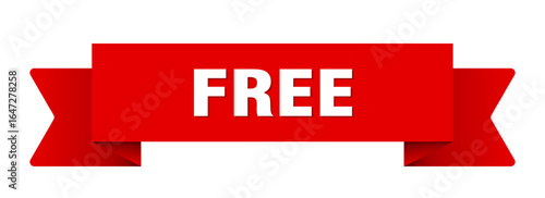 free ribbon isolated on transparent background. free ribbon