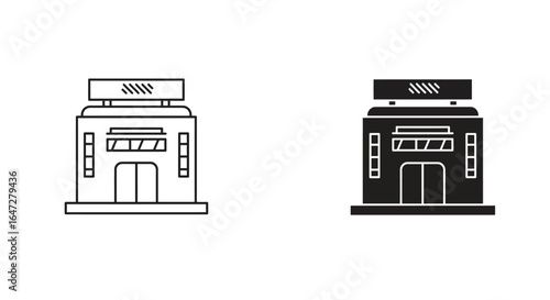 Train Station Icon Design