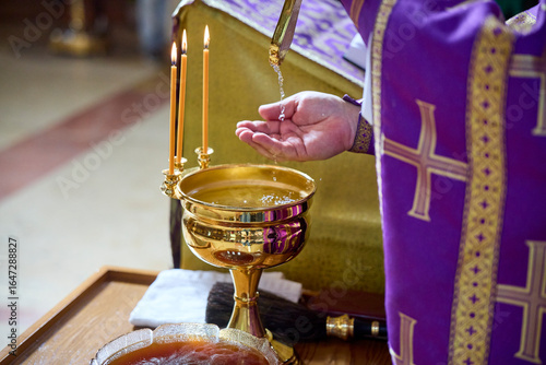 holy water in the church