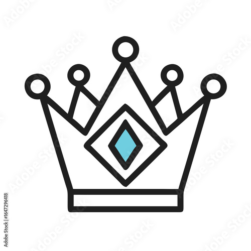 royal crown vector