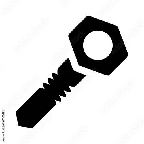 Bolt and nut, fastening tool.
