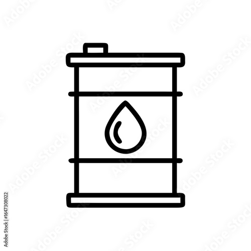 Oil barrel icon, representing petroleum.
