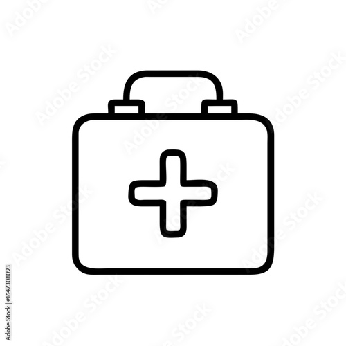 First aid kit, medical supplies, ready access.

