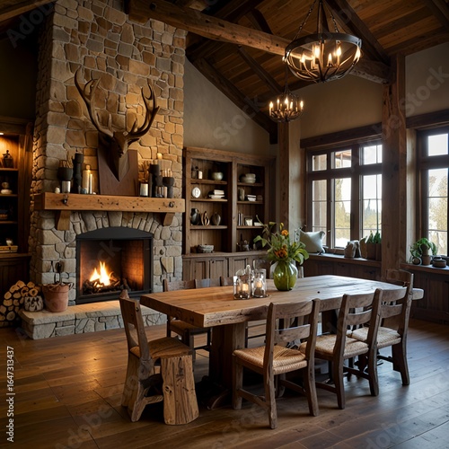 living room with fireplace