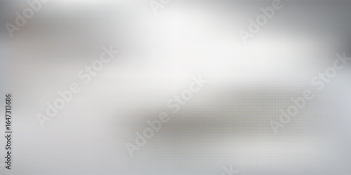 Silver foil background with metal mirror texture. Chrome gradient surface with light like could abstract