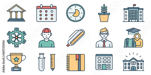 Mental Health and Wellness Icon Collection with Self-Care, Therapy, Mindfulness, and Support Symbols