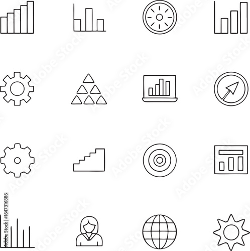 Business and Finance Icon Set