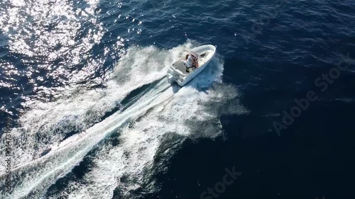 Wallpaper Mural Drone Footage Croatia Boat Summer Torontodigital.ca