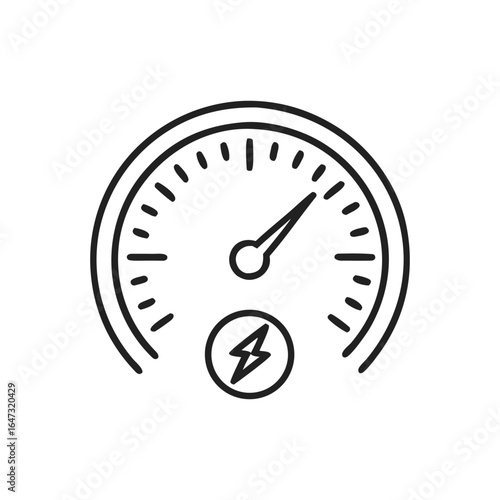 Rocket icons Efficiency - thin line vector icon set. Pixel perfect. Editable stroke. The set contains icons: Efficiency, Growth, Target, Test Results, Urgency, Stopwatch, Speedometer.