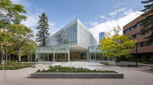 Wallpaper Mural modern architectural facades with experimental forms and lines present unique visual experience Torontodigital.ca