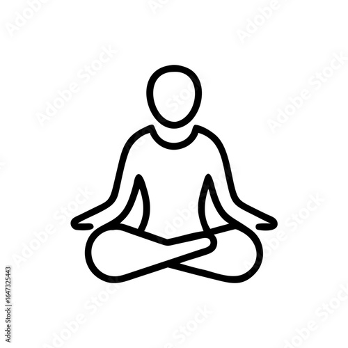Person in seated meditation pose, finding inner peace.
