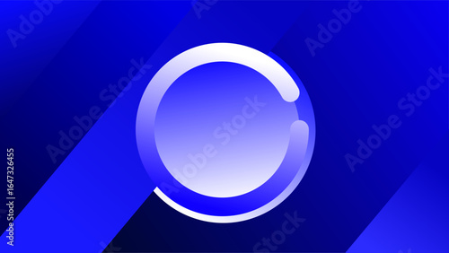 Gleaming rotating bluish white stylish circle background