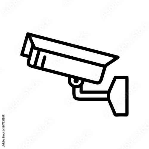 Security camera monitors surroundings, providing surveillance and protection with watchful gaze.