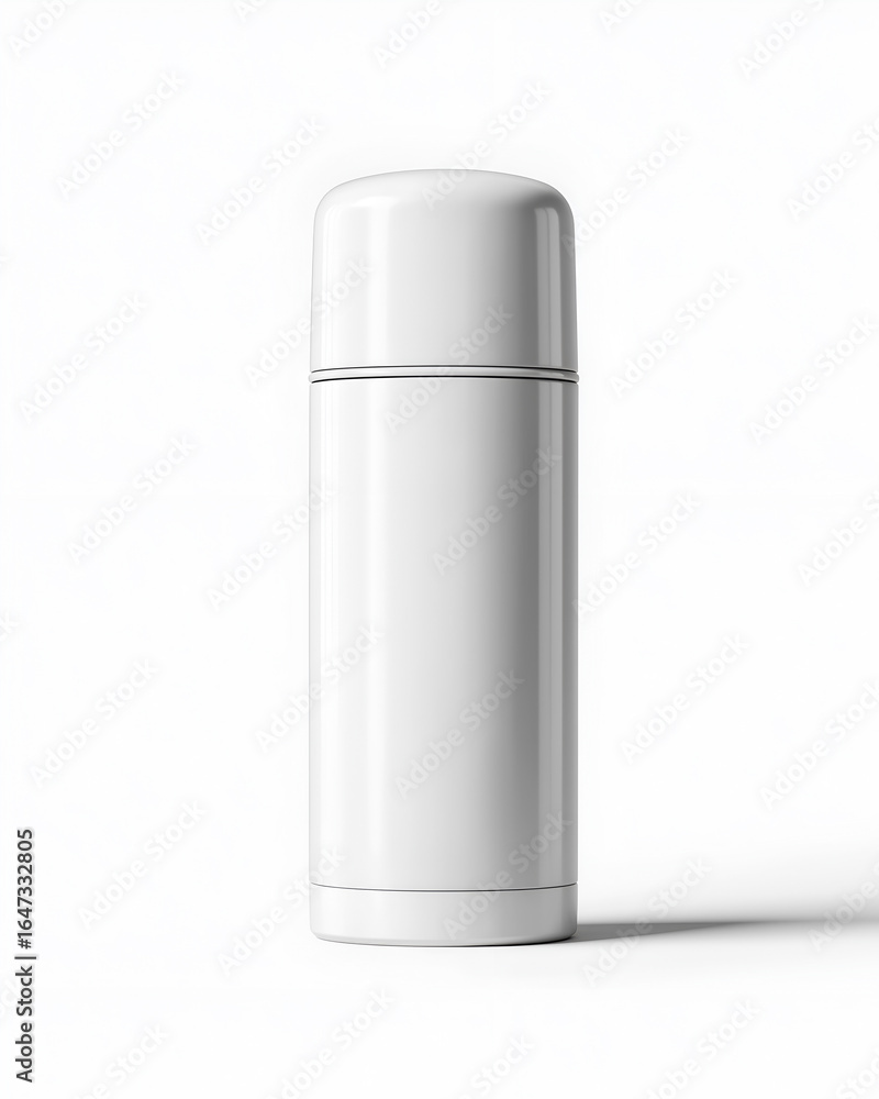 Glossy White Deodorant Stick Container – Realistic Cosmetic Packaging Mockup for Branding and Product Design Glossy White Deodorant Stick Container – Realistic Cosmetic Packaging Mockup for Branding and Product Design