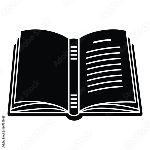 Open book with pages ready to be read, symbolizing knowledge and learning