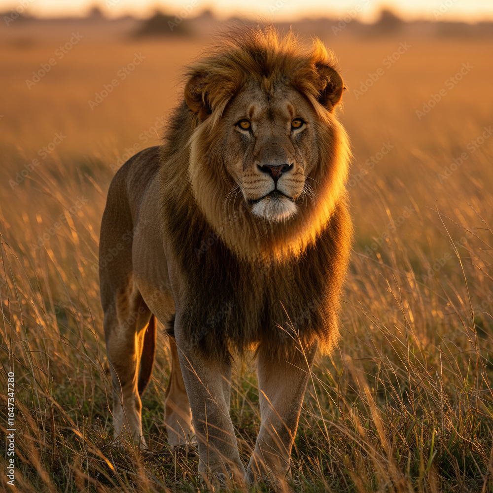 lion in the grass lion in the grass