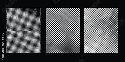 Grunge textures set. Collection of vector overlay, distress, textures .Simply Place texture over any Object to Create grunge,splattered ,dirty effect .
