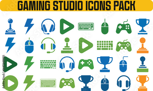 Gaming Studio Icon Pack Game Icons