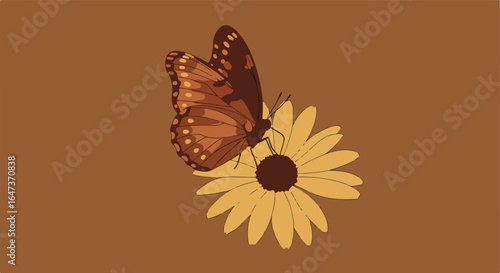 Butterfly on Flower