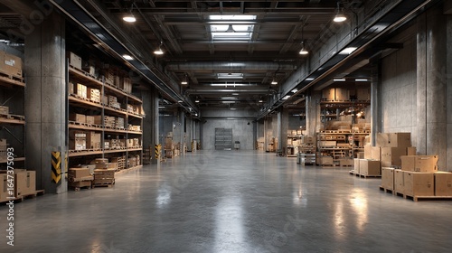 Wallpaper Mural Warehouse manager taking notes and checking order Torontodigital.ca