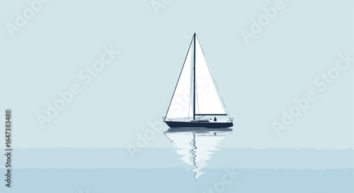 Minimal sailboat