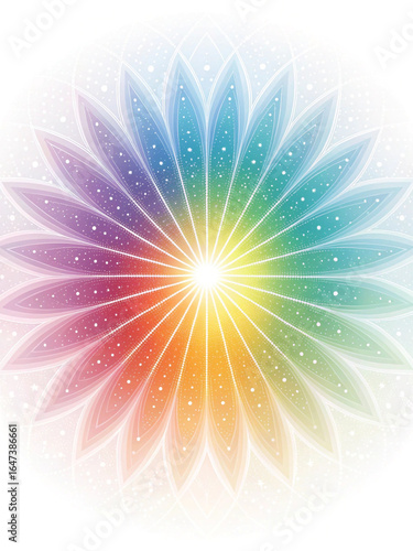 Radiating-light-beams-in-gradient-colors--glowing.