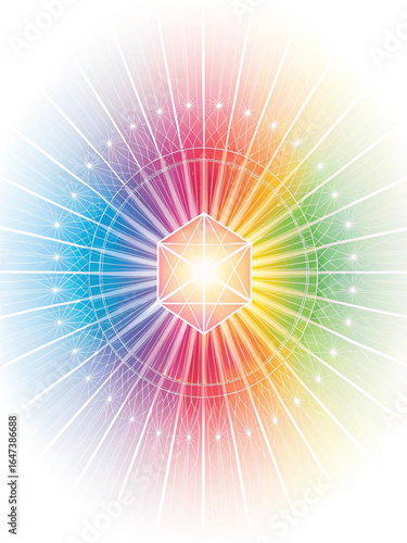 Radiating-light-beams-in-gradient-colors--glowing.
