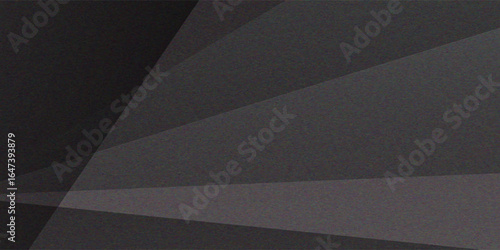 Black white dark gray silver abstract pattern background. Geometric shape. Line triangle angle fold polygon diamond 3D. Gradient. eps 10 vector