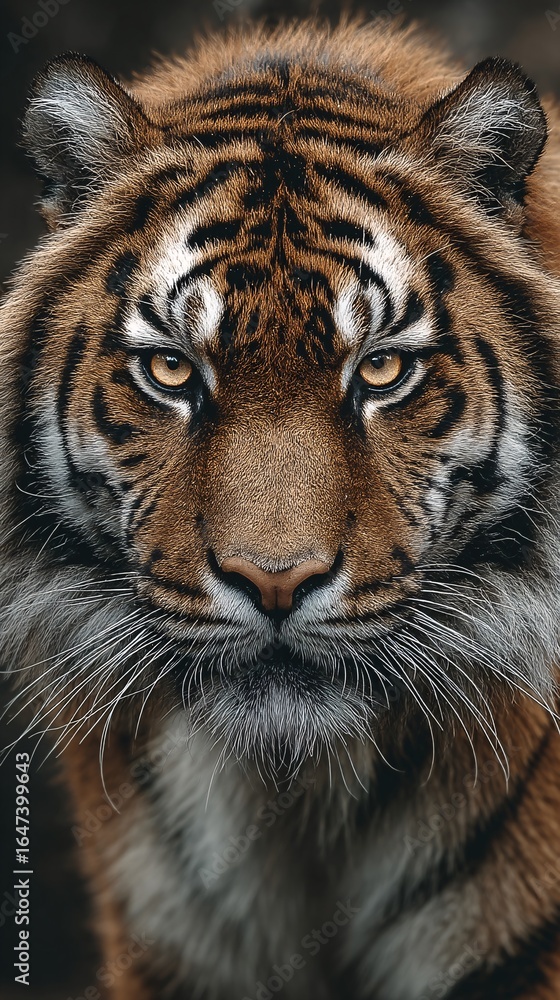 Fototapeta premium Majestic Angry Tiger Roaring Vividly in Lush Jungle Background