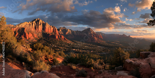 sunset in Sedona