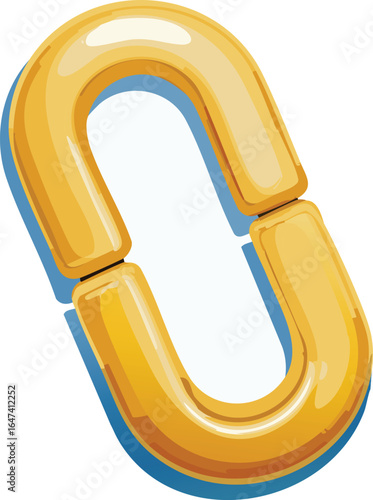 Chain Link Symbol Representing Connection and Unity
