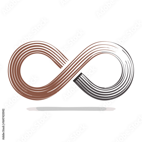 Infinity Loop Symbol Representing Continuity and Endless Process