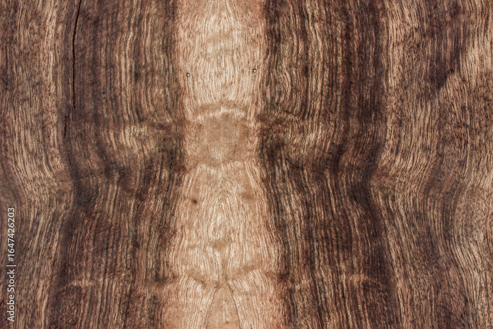 Naklejka premium old wood. an old board. background, wall or floor, the texture of a rustic table. afara, limba, Terminalia superba, a place for a text or object. view from above. the effect of aging, horizontal