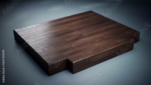 empty wooden table