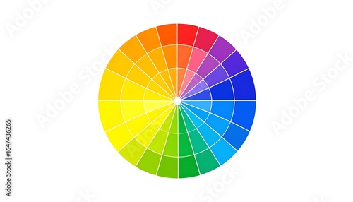 Colorful circular color wheel (2)