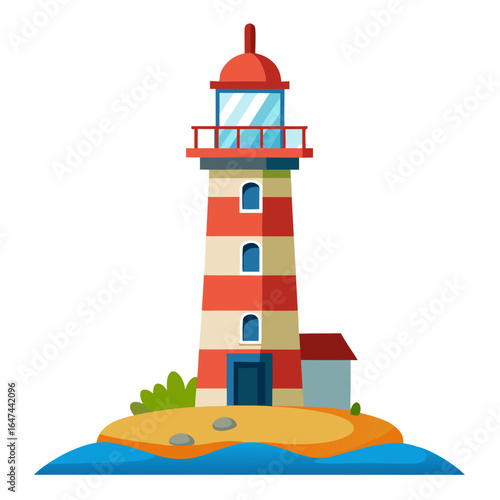 lighthouse vector illustration 
