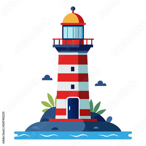 lighthouse vector illustration 