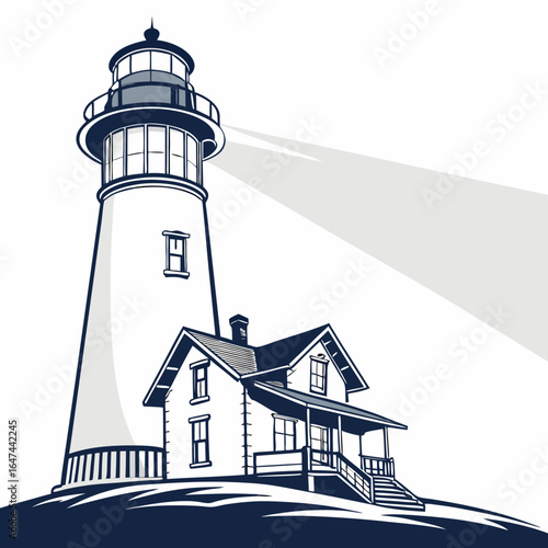 lighthouse vector illustration 