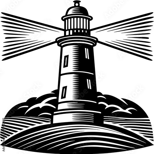 lighthouse vector illustration 